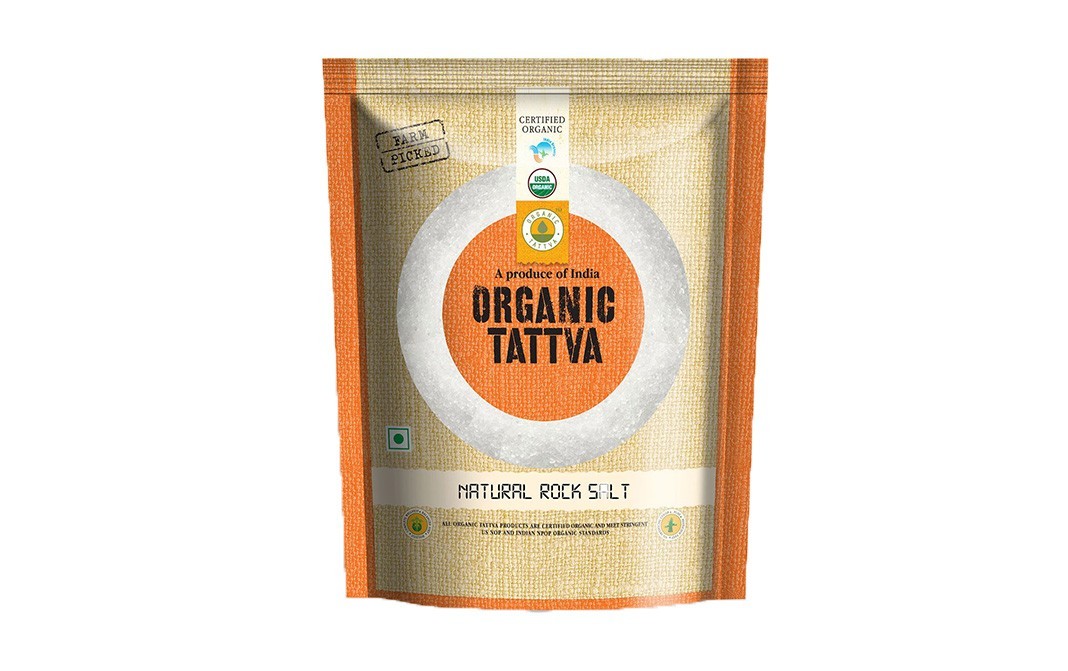 Organic Tattva Natural Rock Salt    Pack  500 grams
